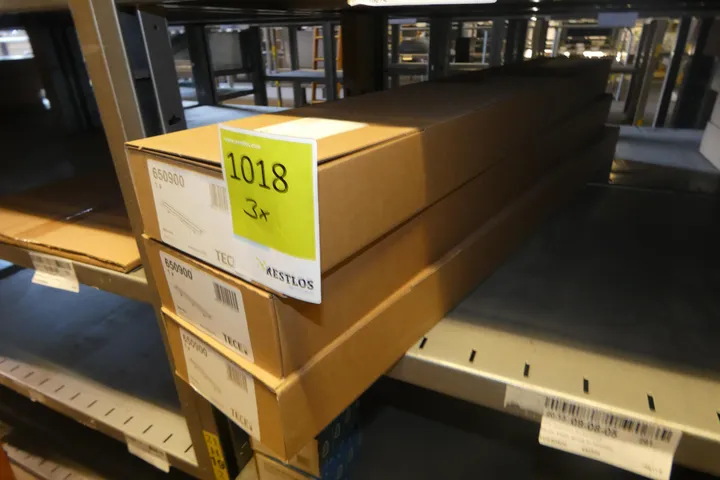 3x TECE Duschrinne TECEdrainline, 900mm, Edelst., gerade, für Naturstein